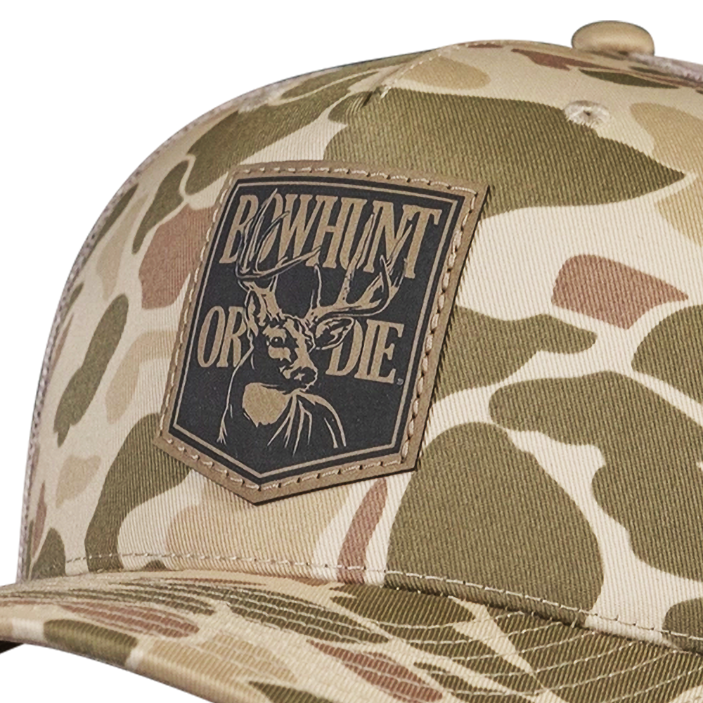 Buck Patch Trucker| Duck Camo, Tan