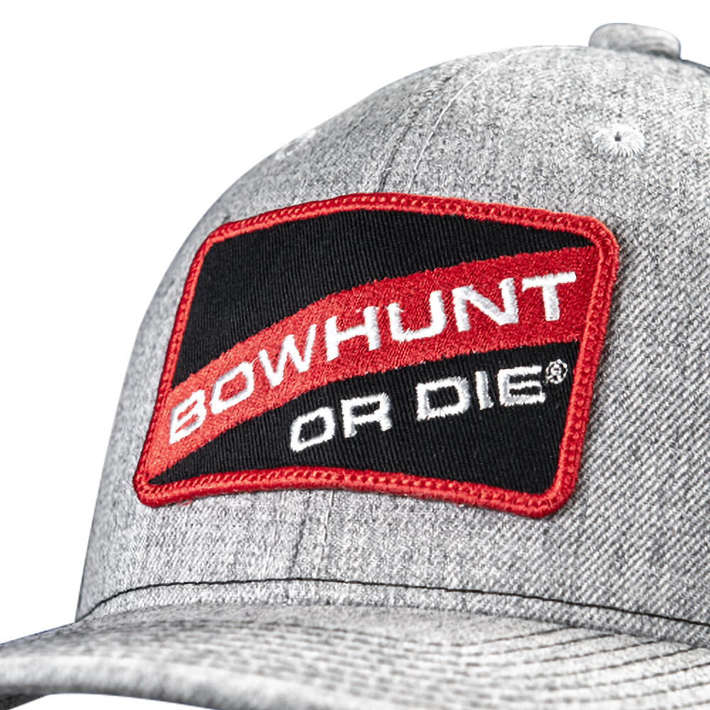Bowhunt or Die Slanted Trucker | Grey/Black