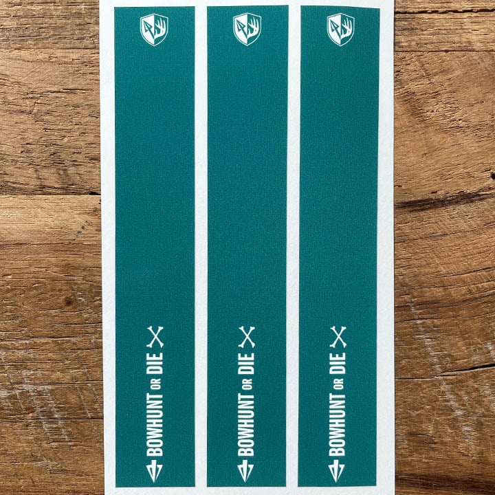 Bowhunt or Die Custom Arrow Wraps
