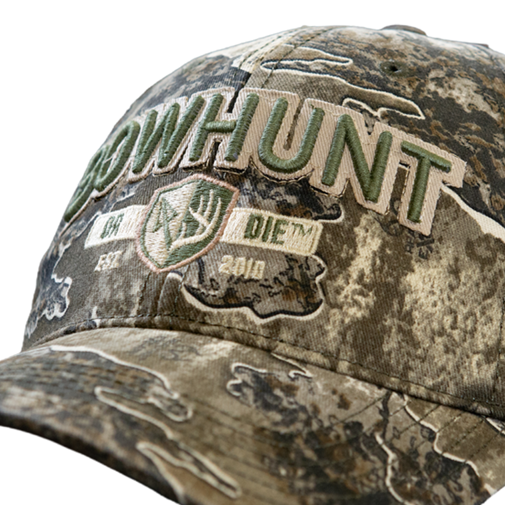 Throwback Hat | Camo, Green & Tan