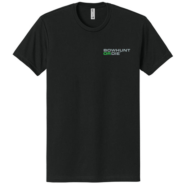 Bowhunt or Die Green Shield Tee