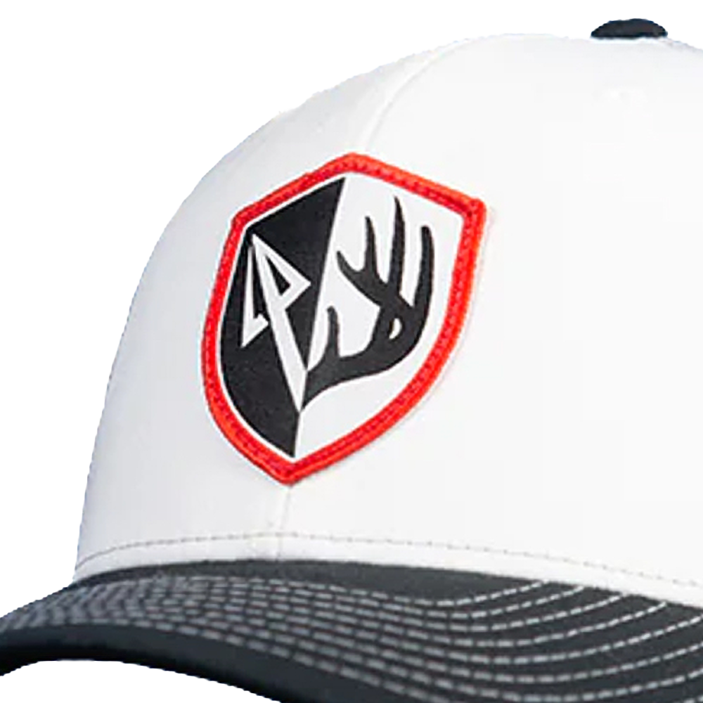 Antler Shield Trucker | White/Grey