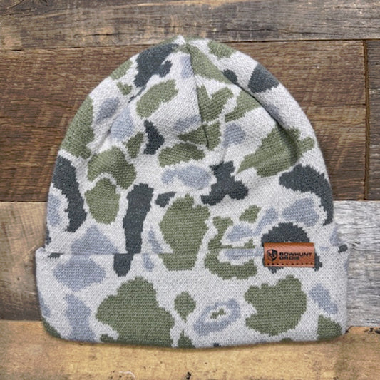 Bowhunt Or Die Camo Tab Beanie