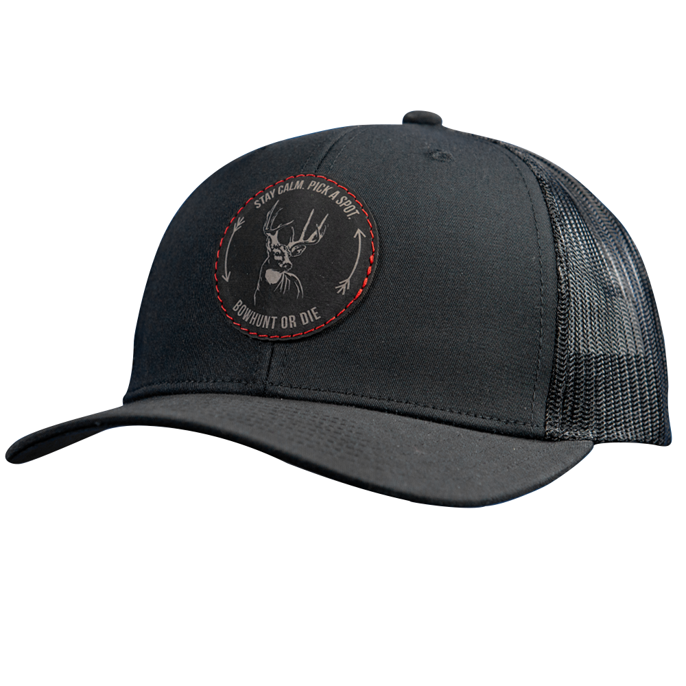 BHOD "Stay Calm" Buck Patch Black Hat