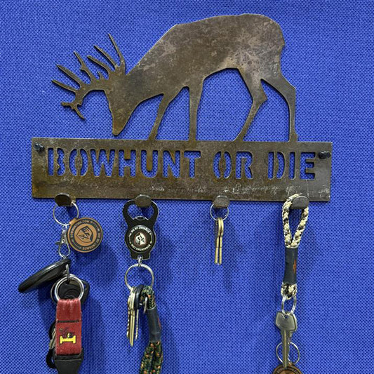 Bowhunt Or Die Key Holder
