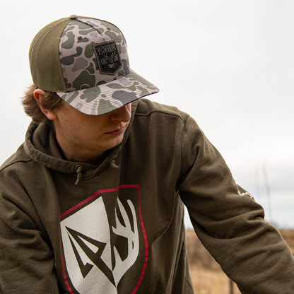 Carhartt Antler Shield Hoodie | Moss Green