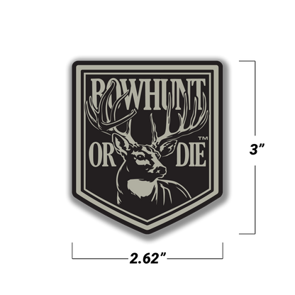 Buck Patch Decal