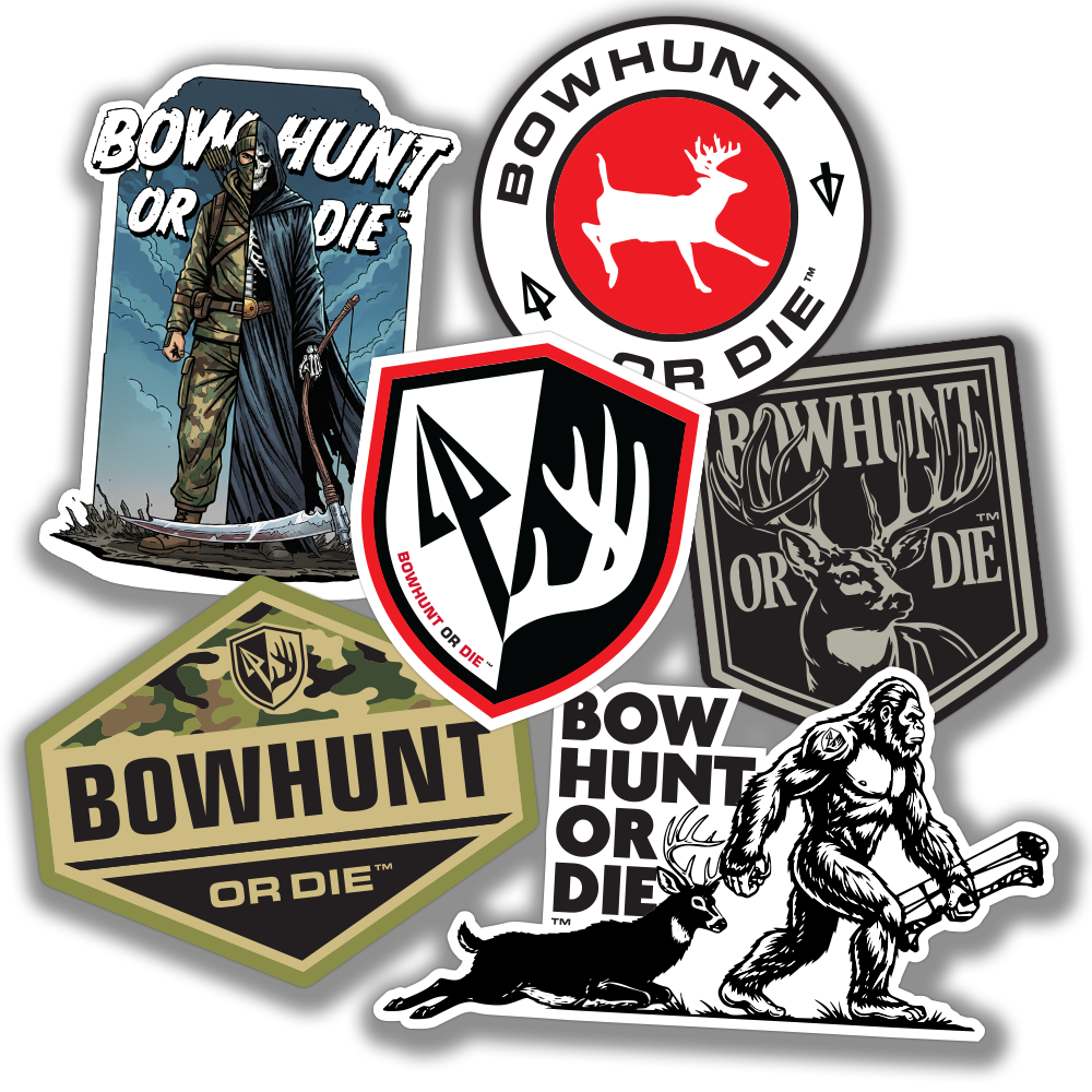 Bowhunt or Die™ Sticker Pack
