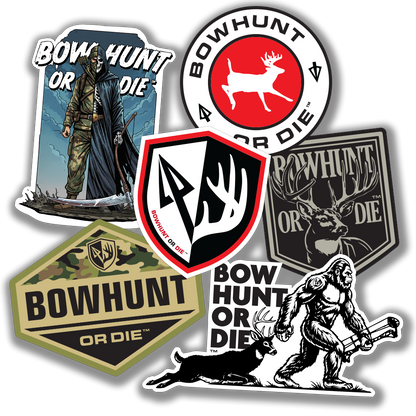 Bowhunt or Die™ Sticker Pack