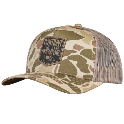 Buck Patch Trucker| Duck Camo, Tan