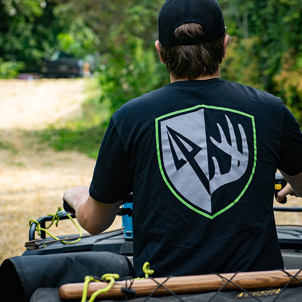 Bowhunt or Die Green Shield Tee