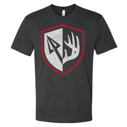 Colored Topo-Graphic Tee