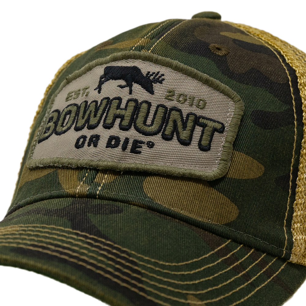 Sneak Patch Trucker | Camo/Tan