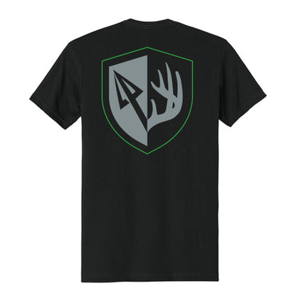 Bowhunt or Die Green Shield Tee