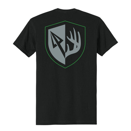 Bowhunt or Die Green Shield Tee